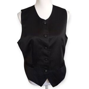CINTAS BLACK VEST UNISEX SZ.M EUC